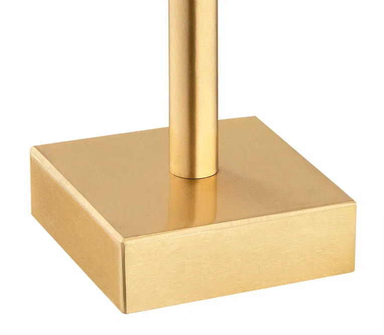 Lampa Stołowa Abbano 8047 1Xe27 biała/mosiądz