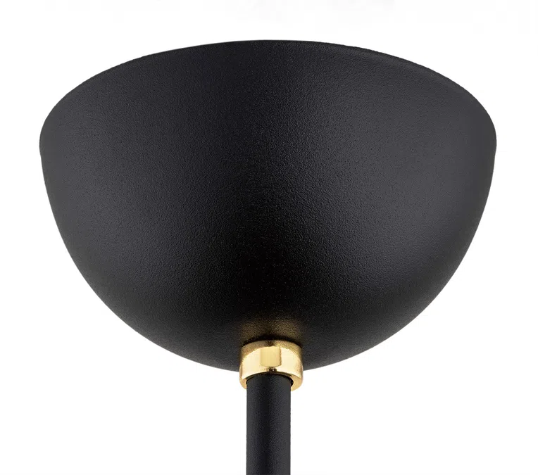 Żyrandol Avila Plus 6144 3Xe27 opal/czarny/mosiądz