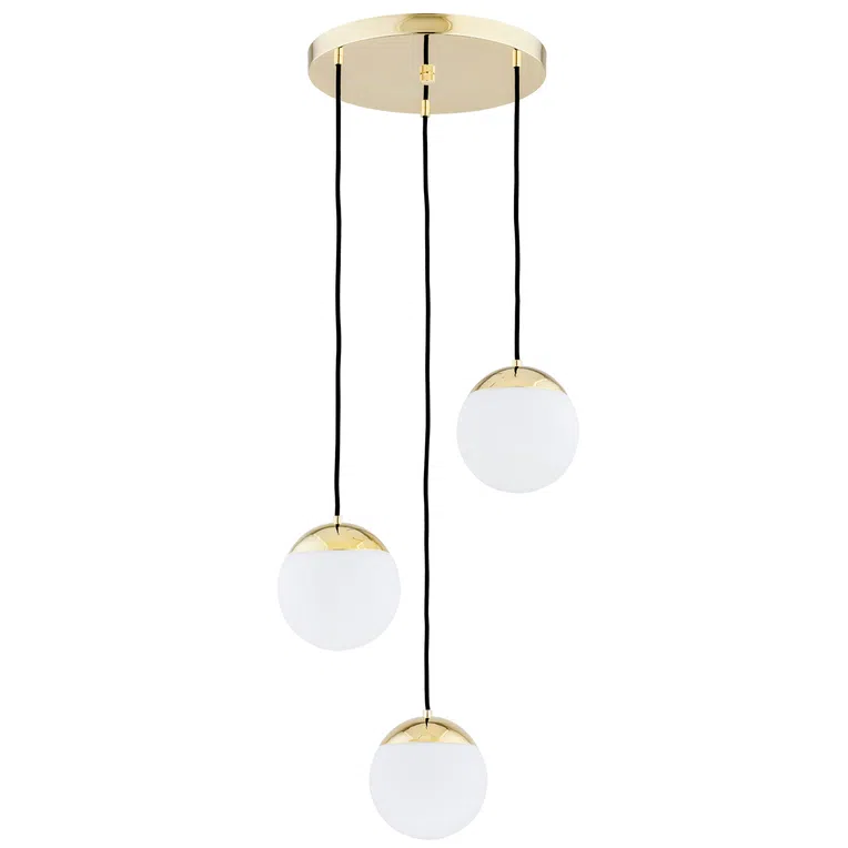 Lampa Wisząca Livia 1416 3Xe14 mosiądz