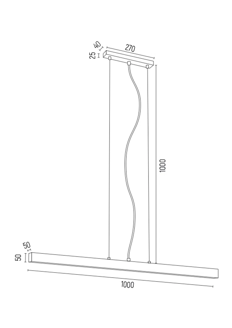 Lampa Wisząca Vermont 3950 1Xe27 biała