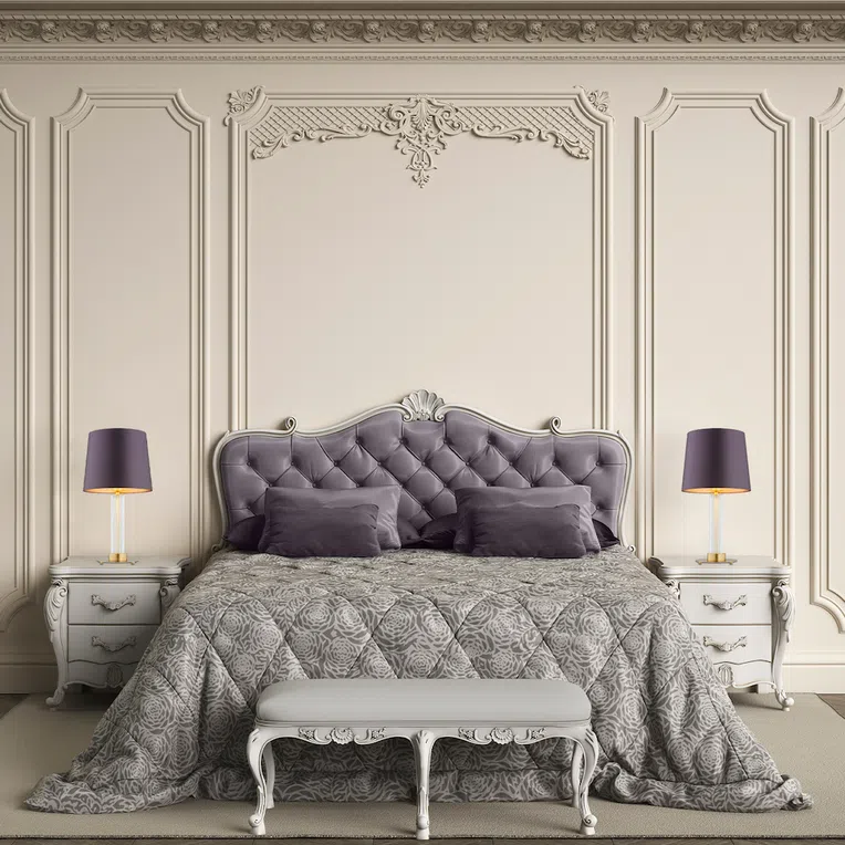 Lampa stołowa Hampton 1xe27 fioletowy/mosiądz