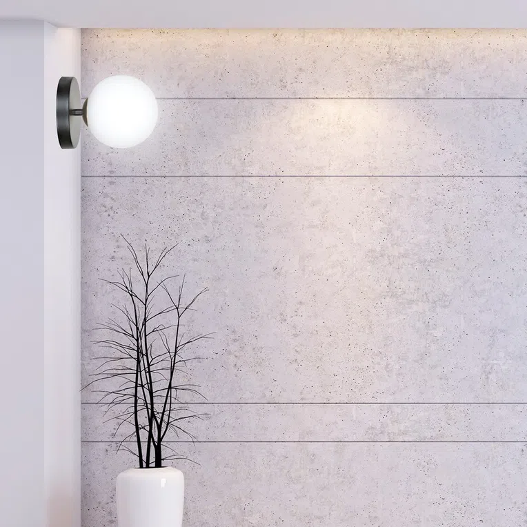 Kinkiet Floki K1 Black-Gold 1022/K1 1Xe14 biały