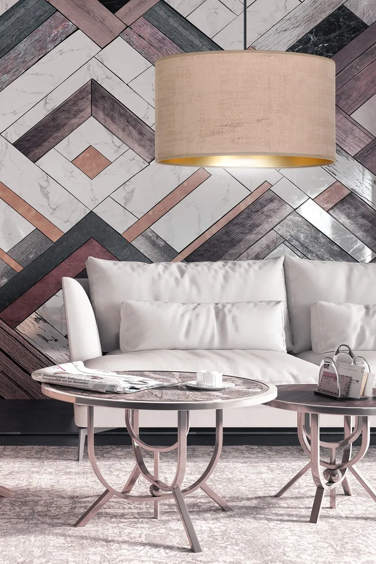 Lampa Wisząca Hilde 1 Bl1053/1 1Xe27 różowa