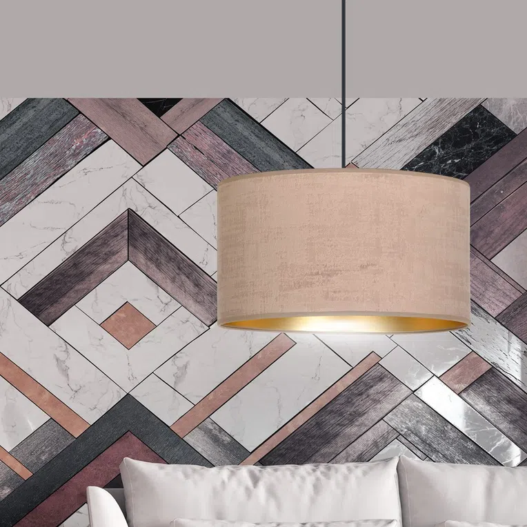 Lampa Wisząca Hilde 1 Bl1053/1 1Xe27 różowa