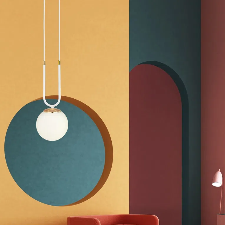 Lampa Wisząca Glam 1 1115/1 1Xe14 biała