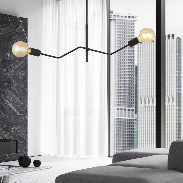 Lampa Sufitowa Frix 21126/2 2Xe27 czarna