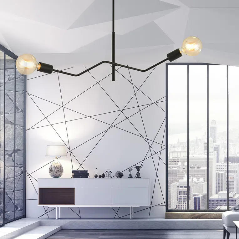 Lampa Sufitowa Frix 21126/2 2Xe27 czarna