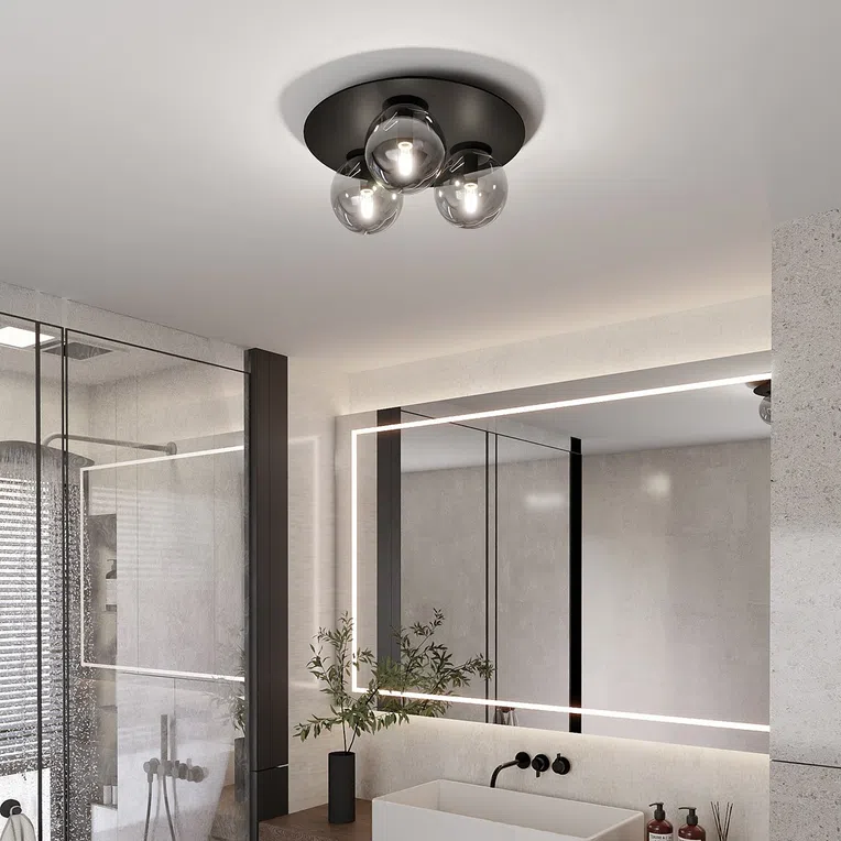 Lampa Sufitowa Solar 3 1128/3 3Xe14 grafitowa