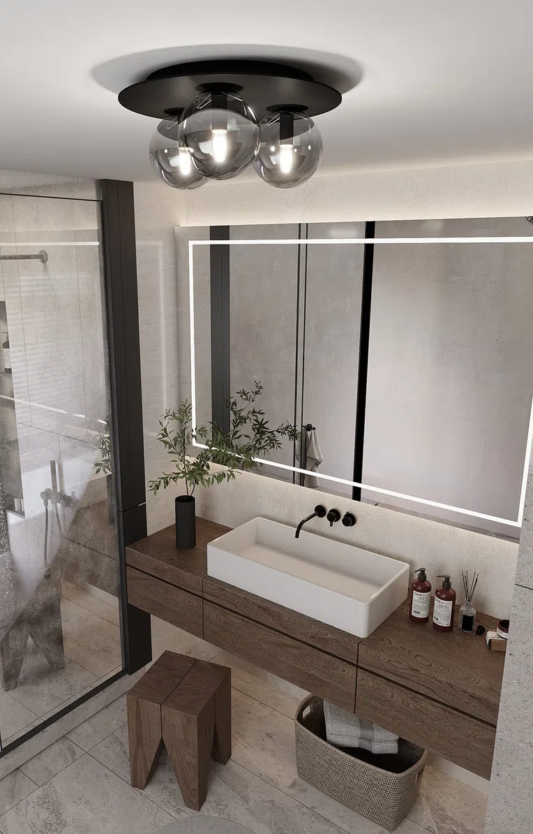 Lampa Sufitowa Solar 3 1128/3 3Xe14 grafitowa