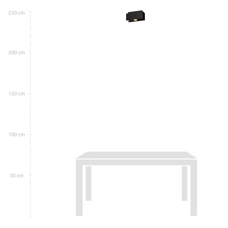 Lampa Sufitowa Kenno 11141/1 1Xgu10 czarna