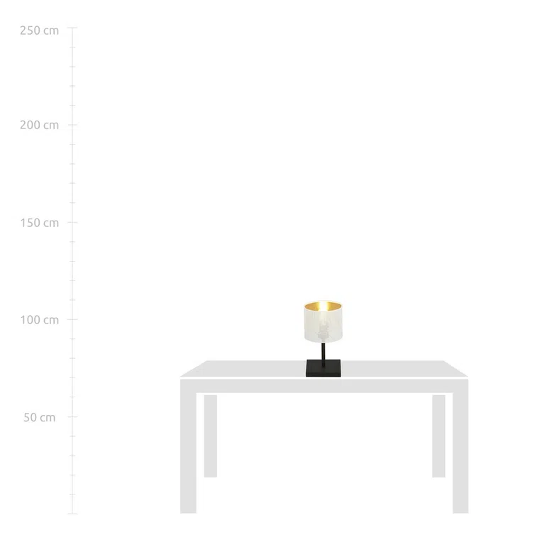 Lampka Nocna Jordan Ln1 1145/Ln1 1Xe27 biała/złota