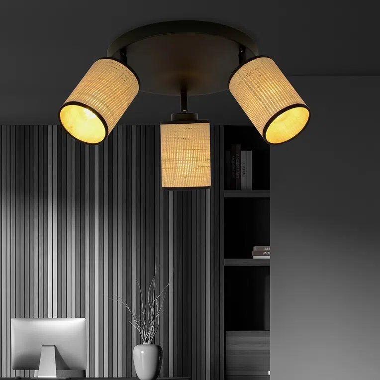 Lampa Sufitowa Yoga 3 Premium 1151/3Prem 3Xe14 brązowa