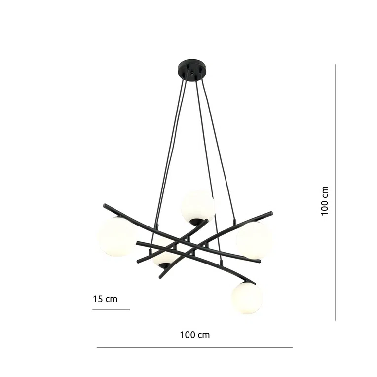 Lampa Wisząca Essa 51201/5 5Xe14 biała