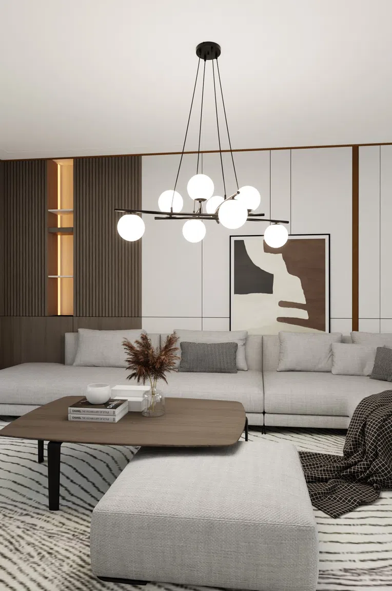 Lampa Wisząca Essa 81201/8 8Xe14 biała