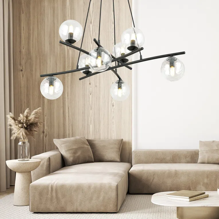 Lampa Wisząca Essa 81202/8 8Xe14 transparentna