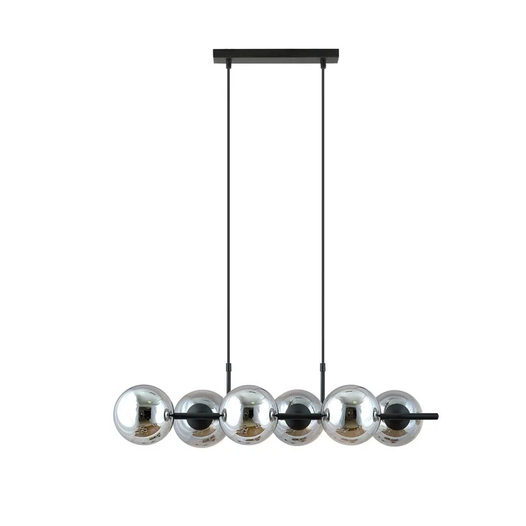 Lampa Wisząca Rory 61207/6 6Xe14 grafitowa