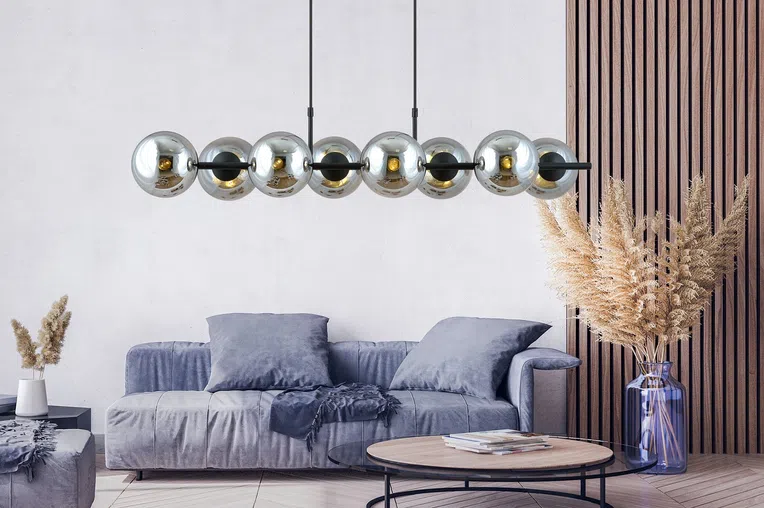 Lampa Wisząca Rory 81207/8 8Xe14 grafitowa