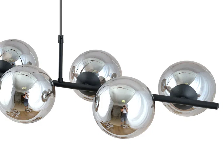 Lampa Wisząca Rory 81207/8 8Xe14 grafitowa
