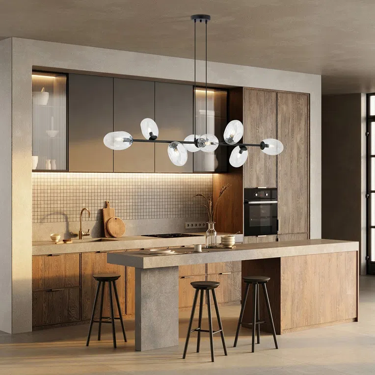 Lampa Wisząca Pandora 8 1262/8 8Xe14 czarna