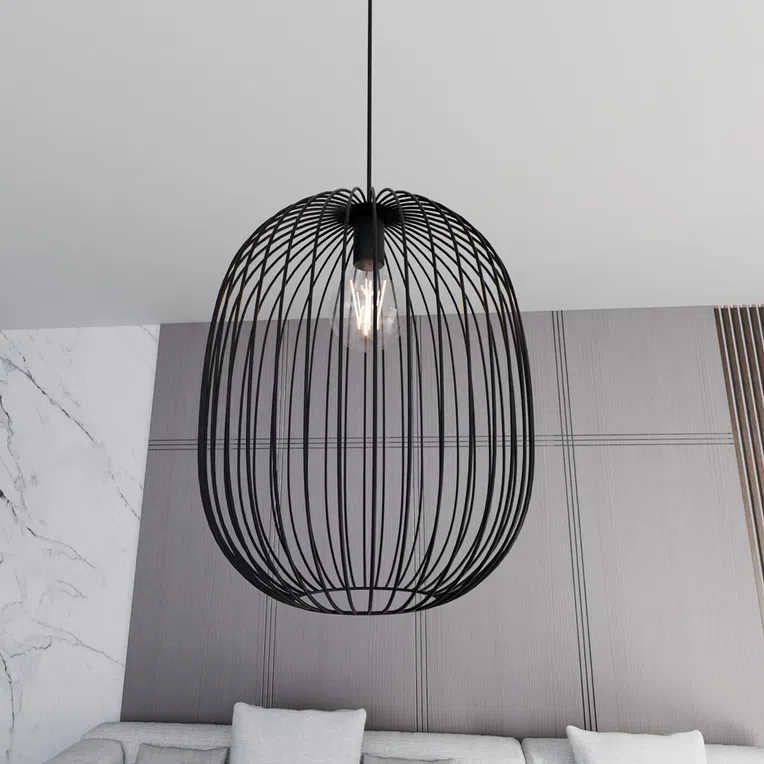 Lampa wisząca onyx 1 bl 6611 czarny
