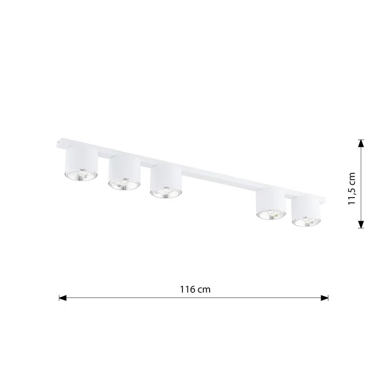 LAMPA REFLEKTOROWA NANO 5 WHITE 6791 BIAŁY