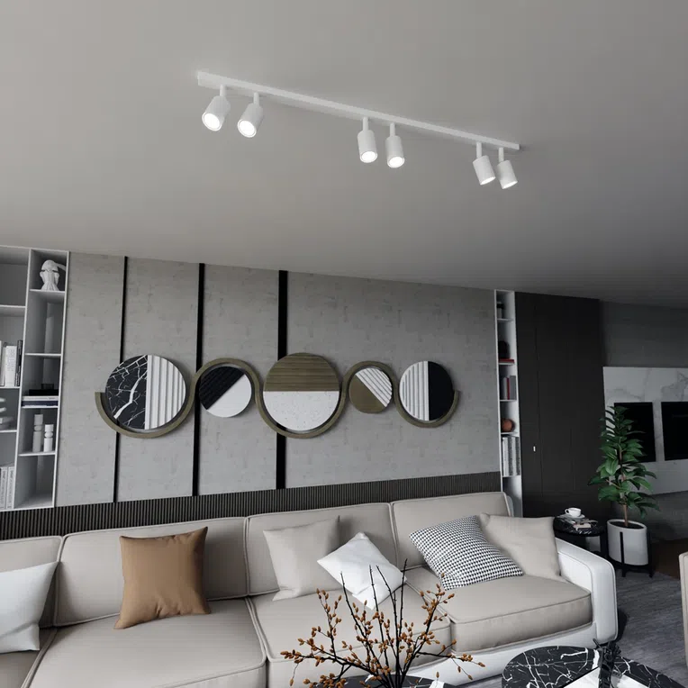 Lampa Reflektor Flash 6 White 6796 Biała