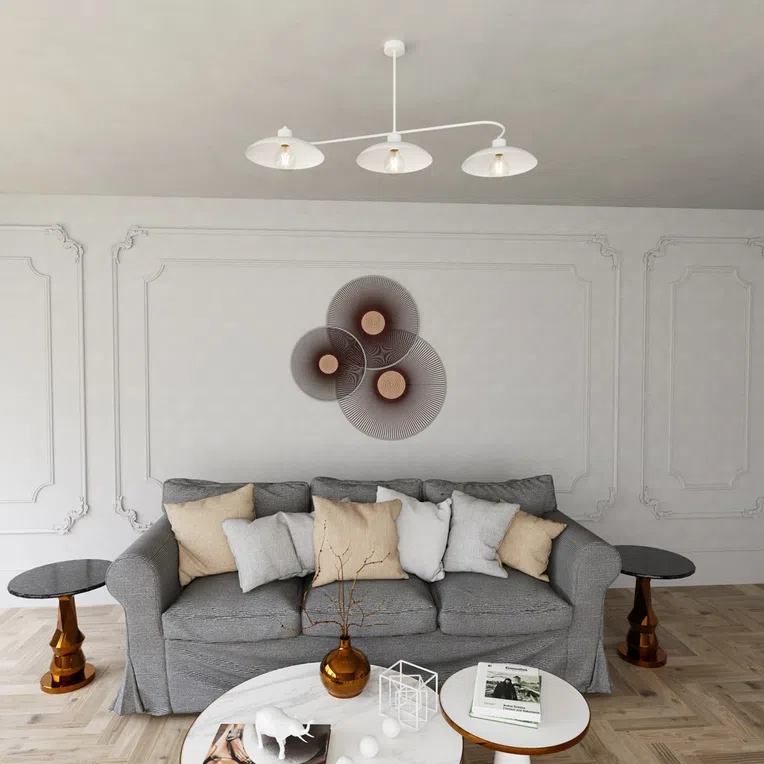 Lampa Wisząca Foster 3 White 7082 Biała