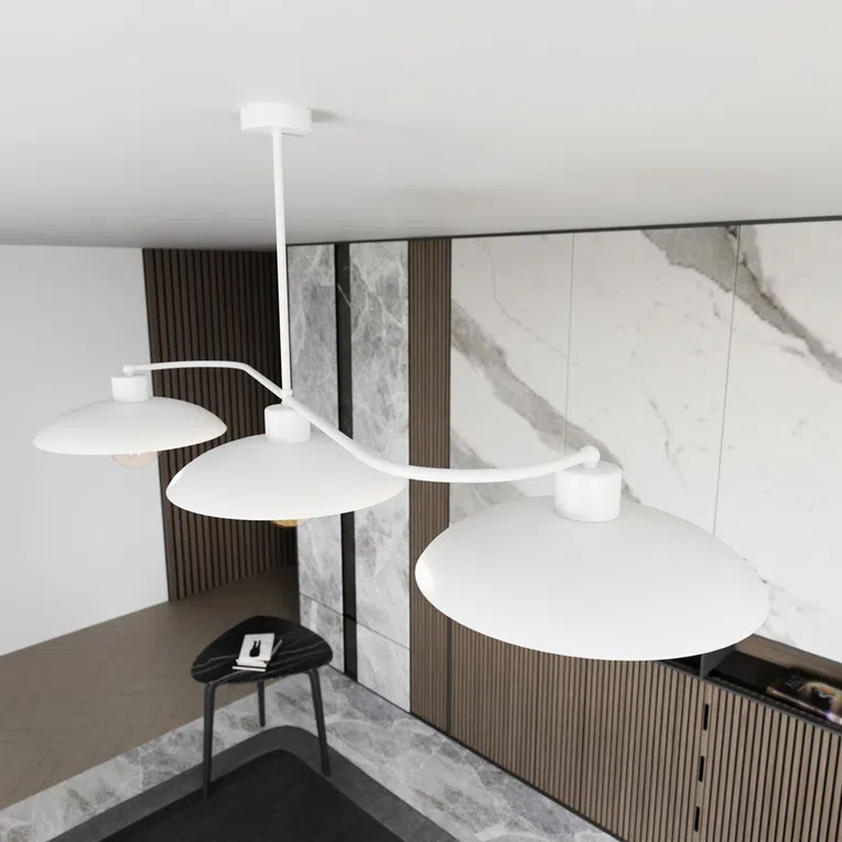 Lampa Wisząca Foster 3 White 7082 Biała