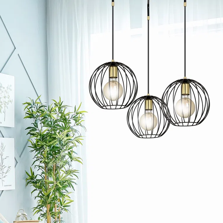 Lampa Wisząca Albio 3144/3 3Xe27 czarna