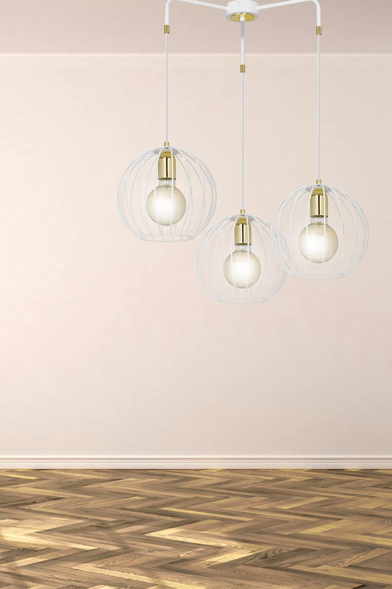 Lampa Wisząca Albio 3 145/3 3Xe27 biała