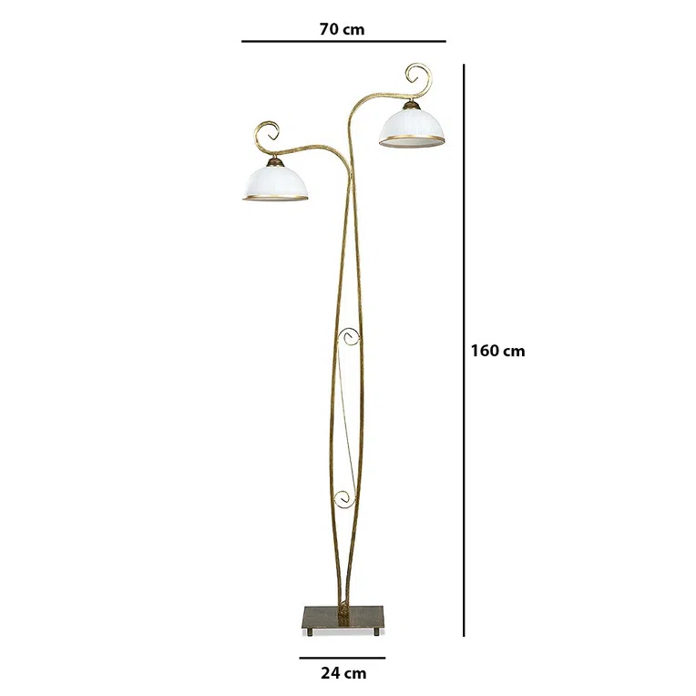 Lampa podłogowa wivara lp2 gold 4722 złoty