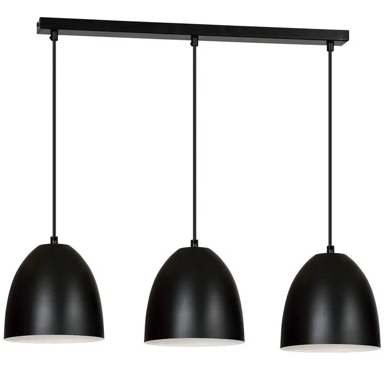 Lampa Wisząca Lenox 3/ 391/3 3Xe27 czarna/biała