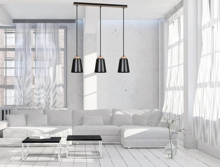Lampa Wisząca Bolero 3442/3 3Xe27 czarna