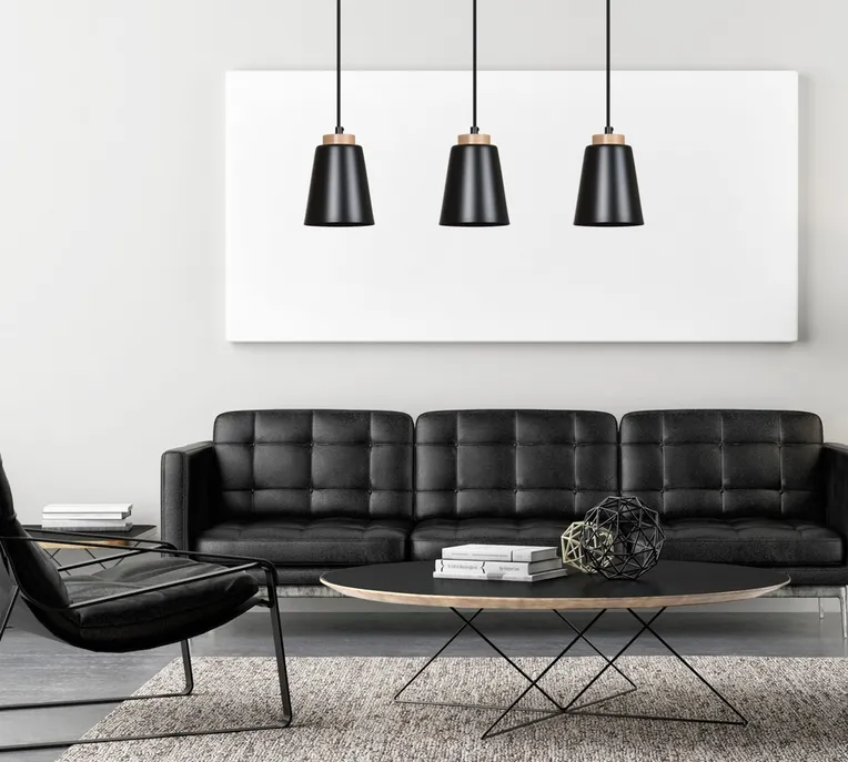 Lampa Wisząca Bolero 3442/3 3Xe27 czarna