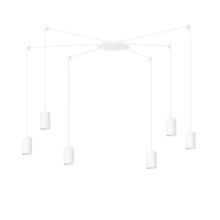 Lampa Wisząca Traker 6525/6 6Xgu10 biała