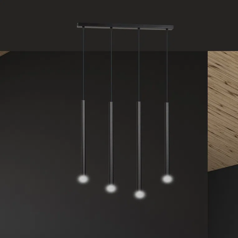 Lampa Wisząca Selter 4552/4 4Xg9 czarna