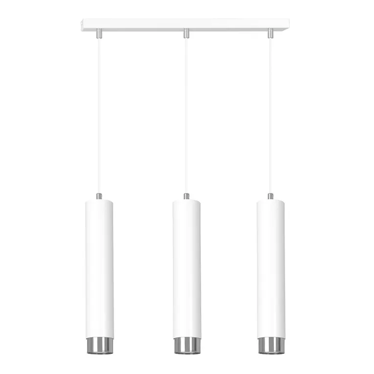 Lampa Wisząca Kibo 3641/3 3Xgu10 biała/chrom