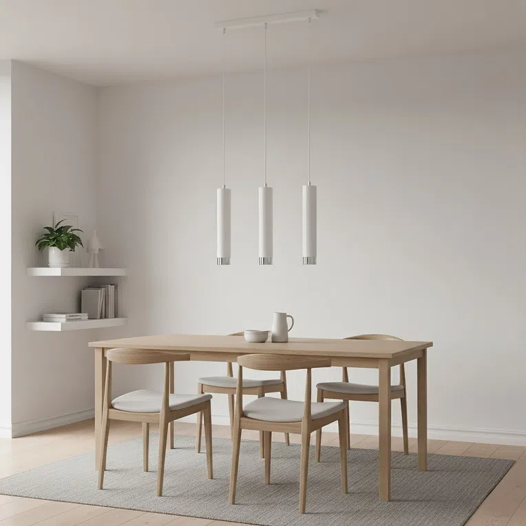 Lampa Wisząca Kibo 3641/3 3Xgu10 biała/chrom