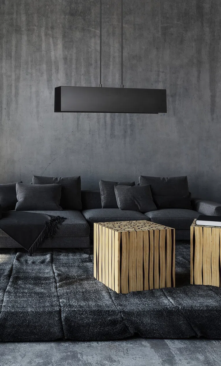 Lampa Wisząca Gentor 2672/2 2Xe27 czarna