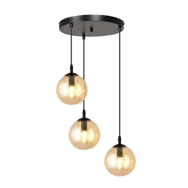 Lampa Wisząca Cosmo 3 Bl Premium 713/3Prem 3Xe14 miodowa