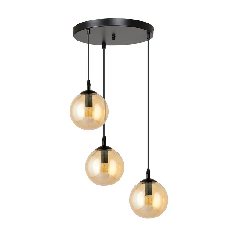 Lampa Wisząca Cosmo 3 Bl Premium 713/3Prem 3Xe14 miodowa