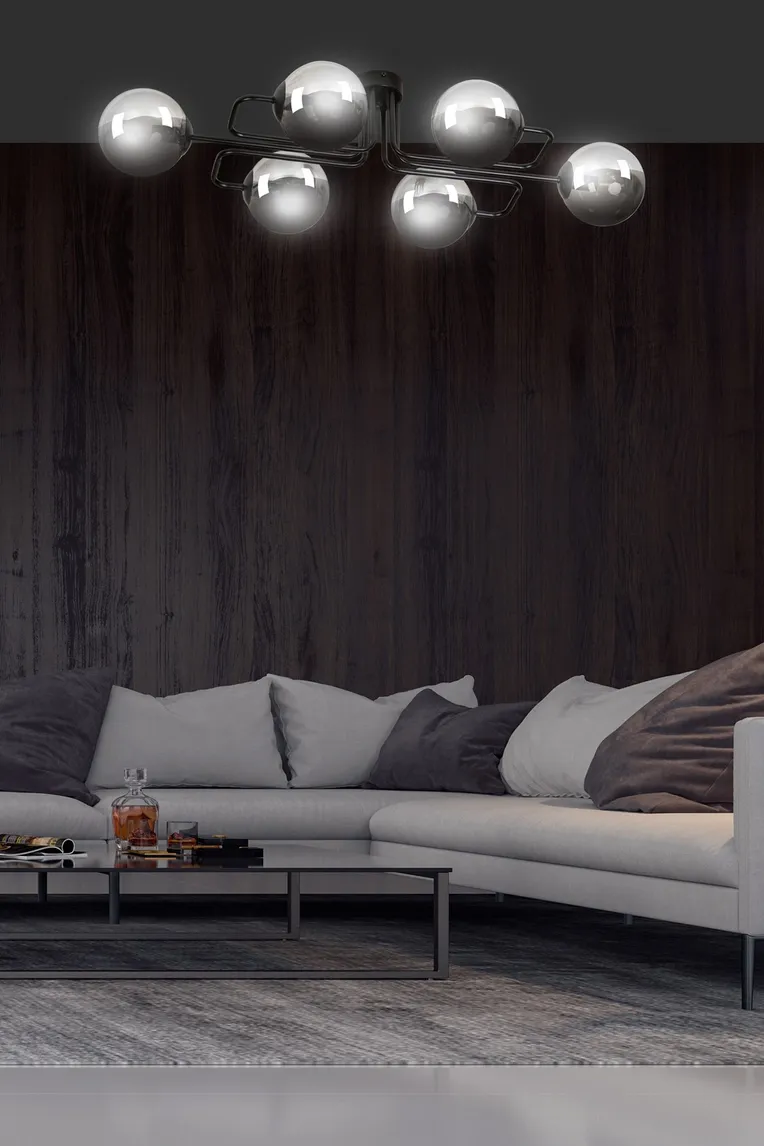 Lampa Sufitowa Brendi 6A Bl832/6A 6Xe14 grafitowa