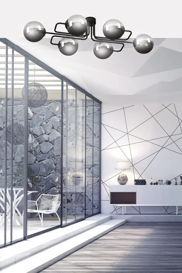 Lampa Sufitowa Brendi 6A Bl832/6A 6Xe14 grafitowa