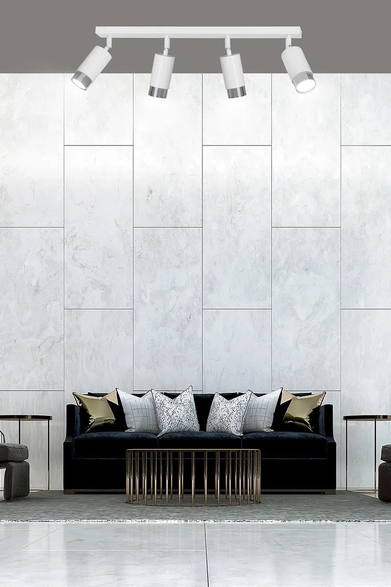 Lampa Sufitowa Hiro 4962/4 4Xgu10 biała/chrom