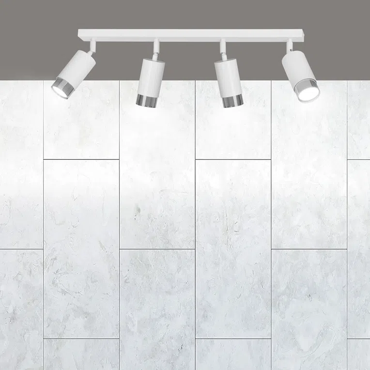 Lampa Sufitowa Hiro 4962/4 4Xgu10 biała/chrom