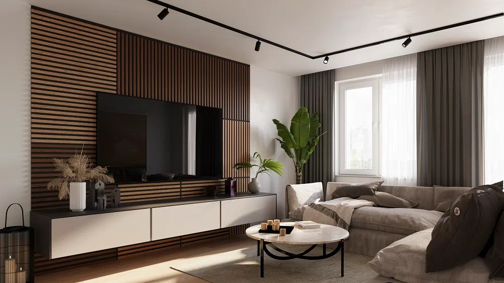 Lamele za telewizorem