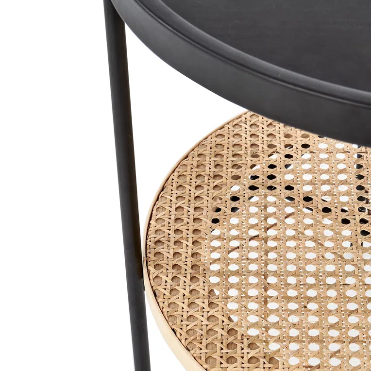 Stolik kawowy JARL! czarny 45x45 cm