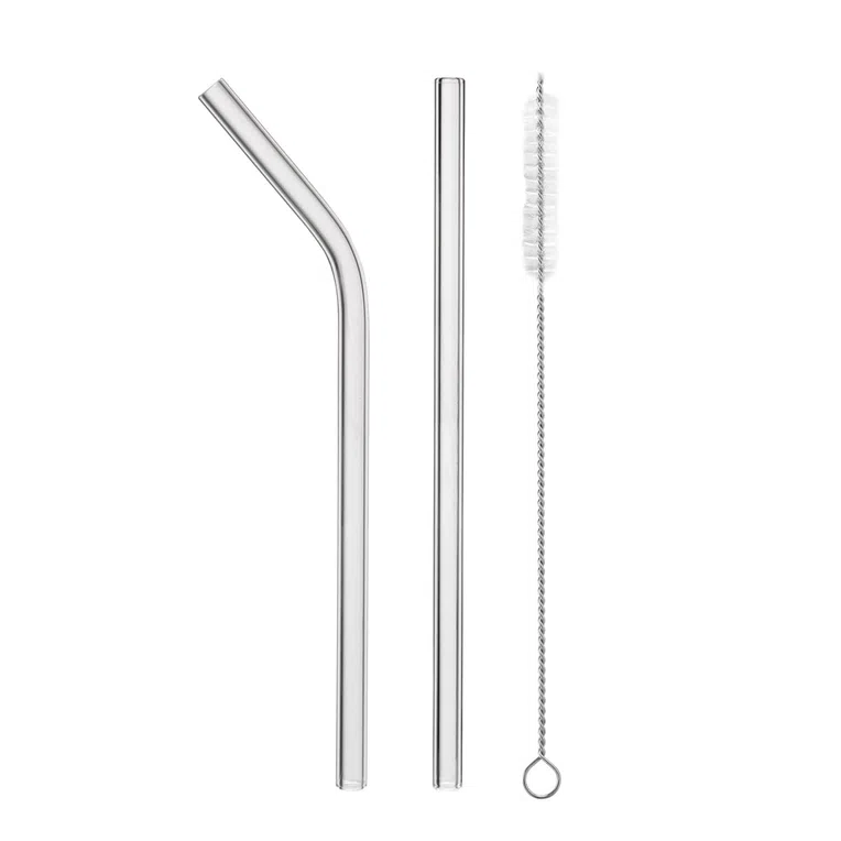 Komplet słomek VERRE szklanych ze szczoteczką 6 szt.