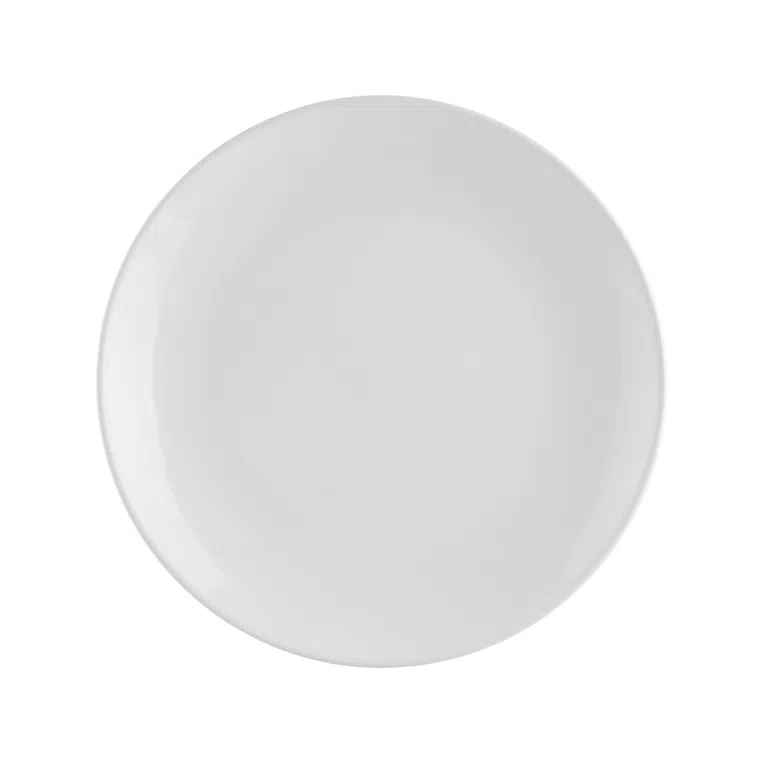 Talerz VAISSELLE FAIENCE UNIE deserowy biały 21 cm