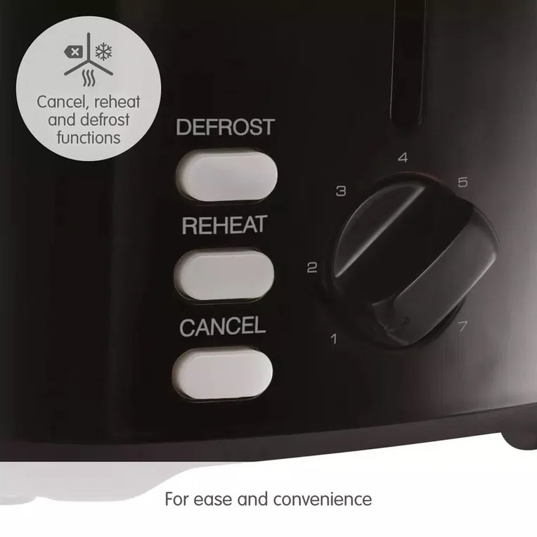 Toster EQUIP czarny 800W